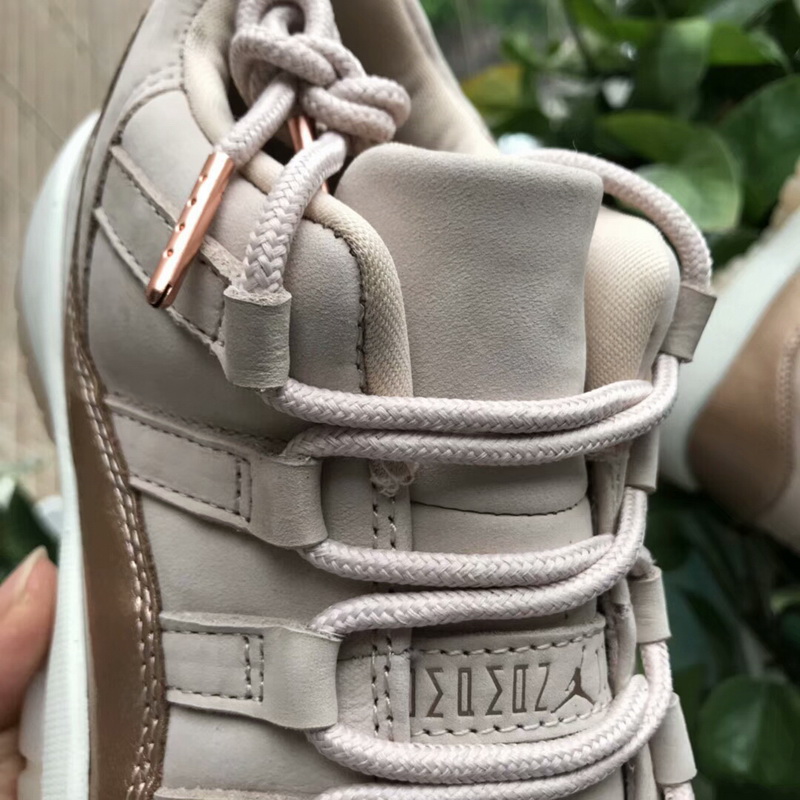 Authentic Air Jordan 11 Low GS Rose Gold women